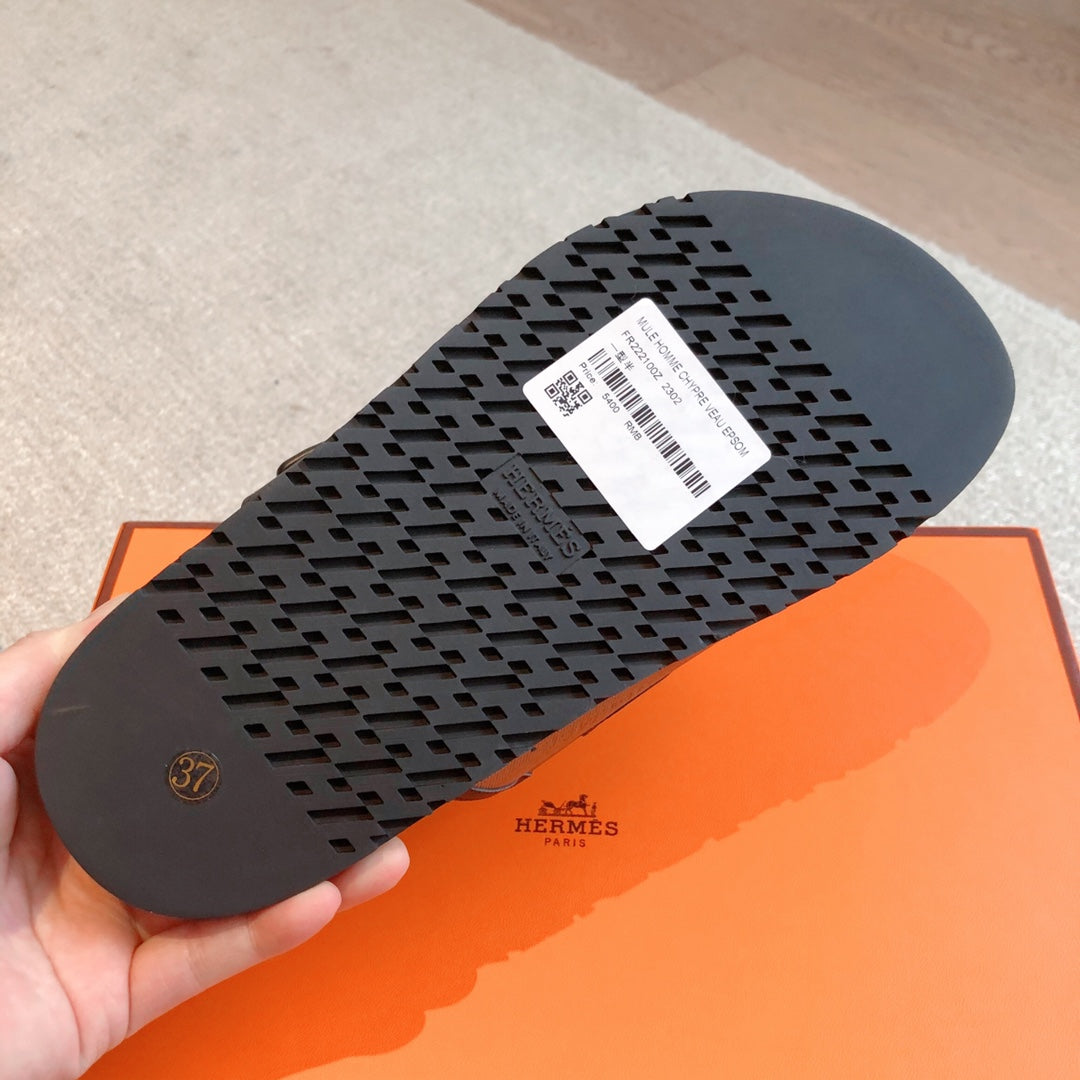 2024 new denim color block velcro casual fashion slippers xzh11