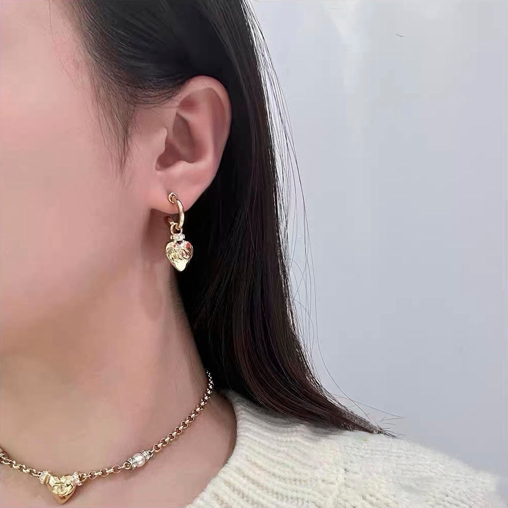 24 spring summer latest love double c retro advanced earring earrings earstuds eha78