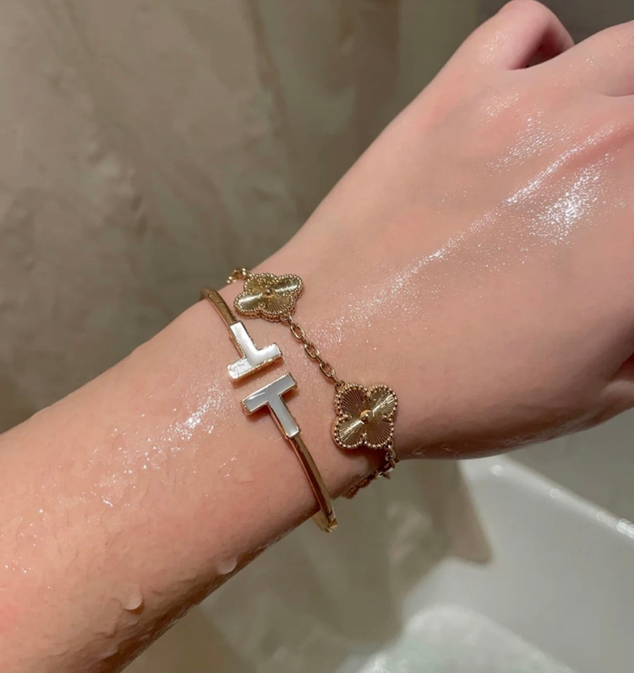 new five flower clover bracelet diversified light luxury bracelet sla21