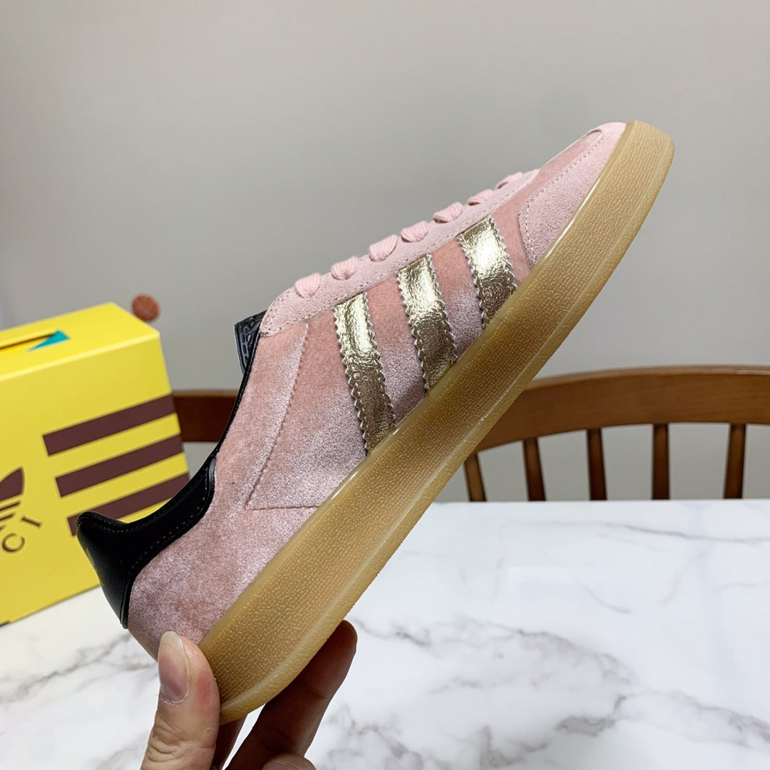 hot selling german training clover joint color block pink breathable sports shoes xzh67