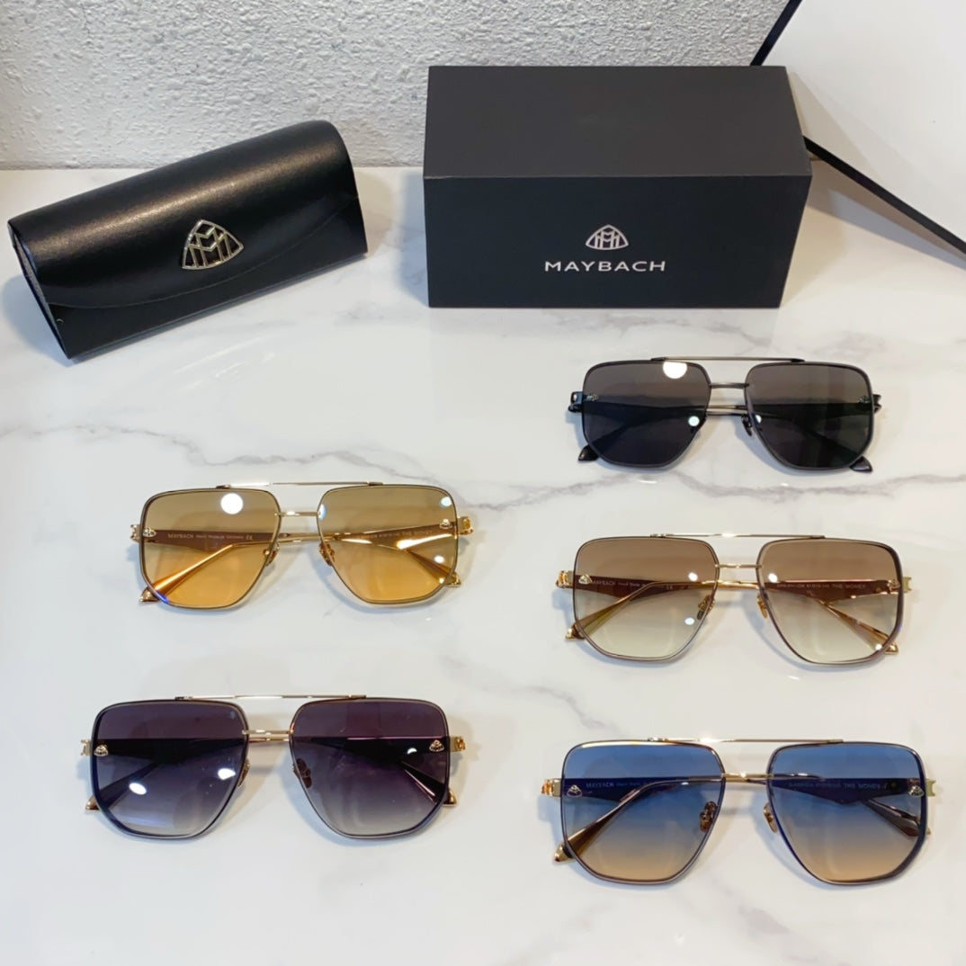 maybach large frame toad mirror new product pilot mens and womens sunglasses yjb39