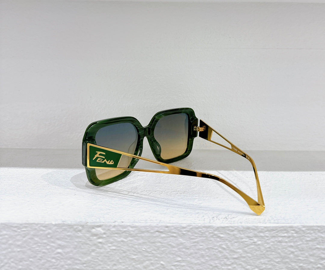 fendi sunglasses womens large frame uv resistant personalized carriage sunglasses yjb43