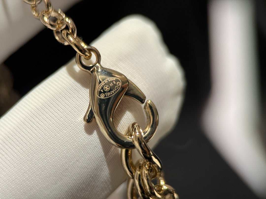 cha pearl perfume bottle gold pendant necklace xlc68