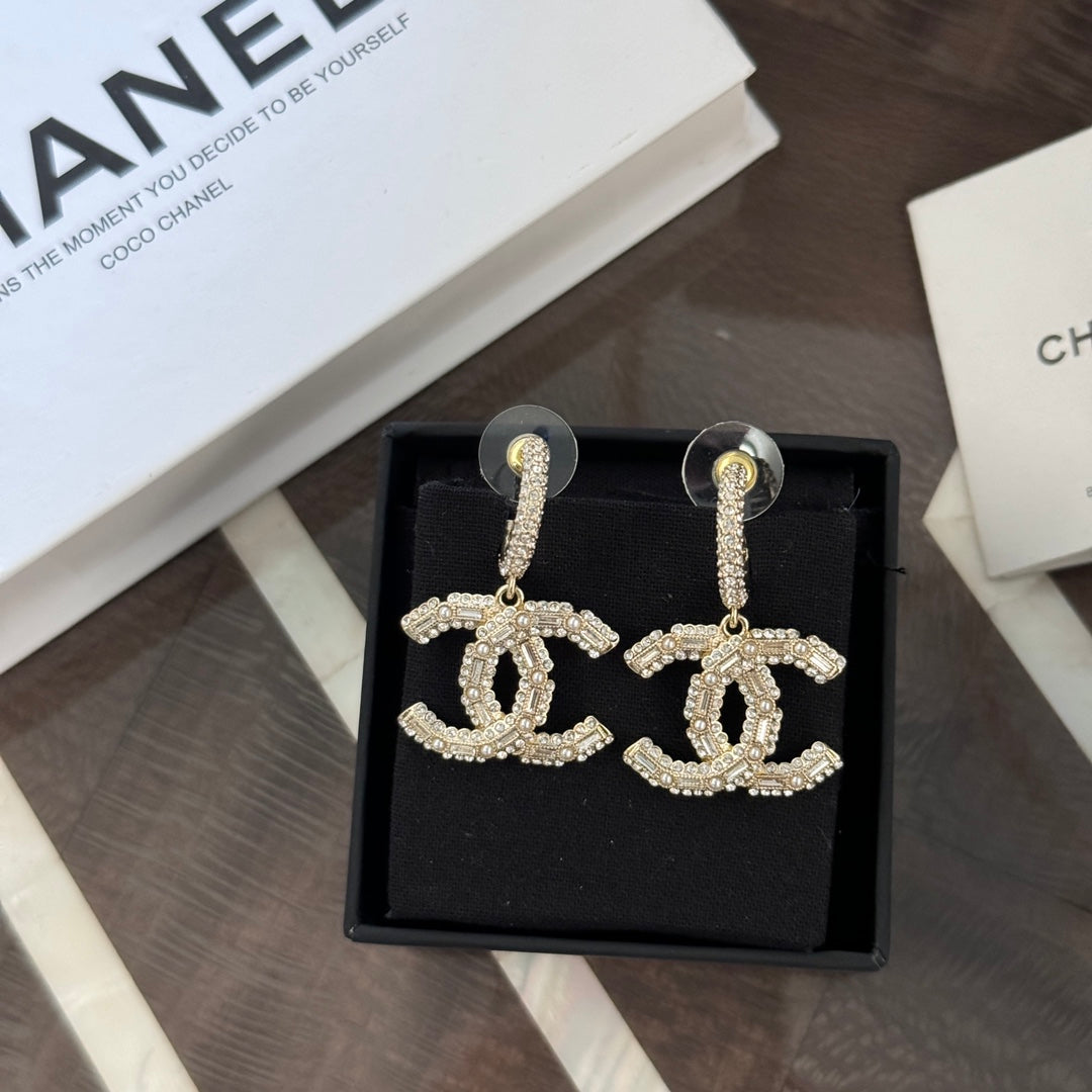 letter pearl square diamond necklace xlc85