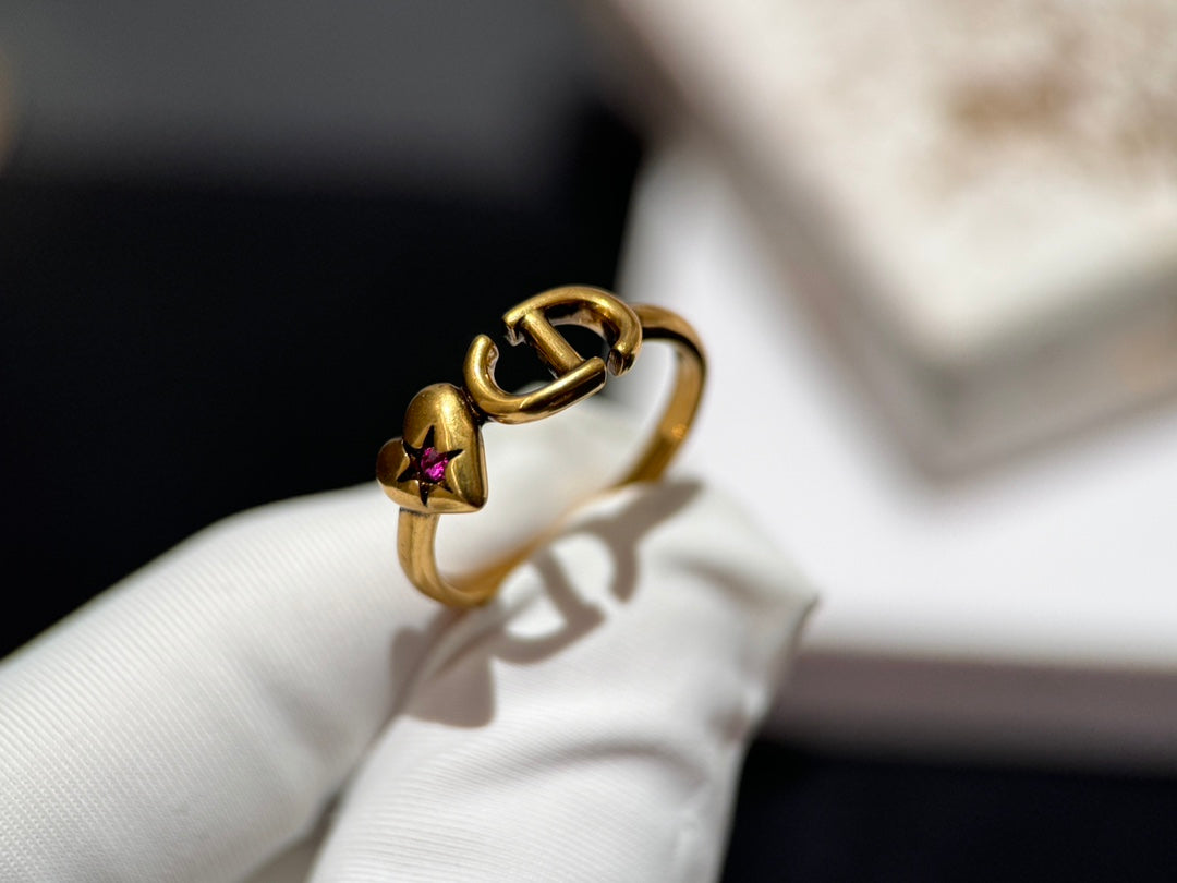 lucky retro gold pig nose earring ring xlc90
