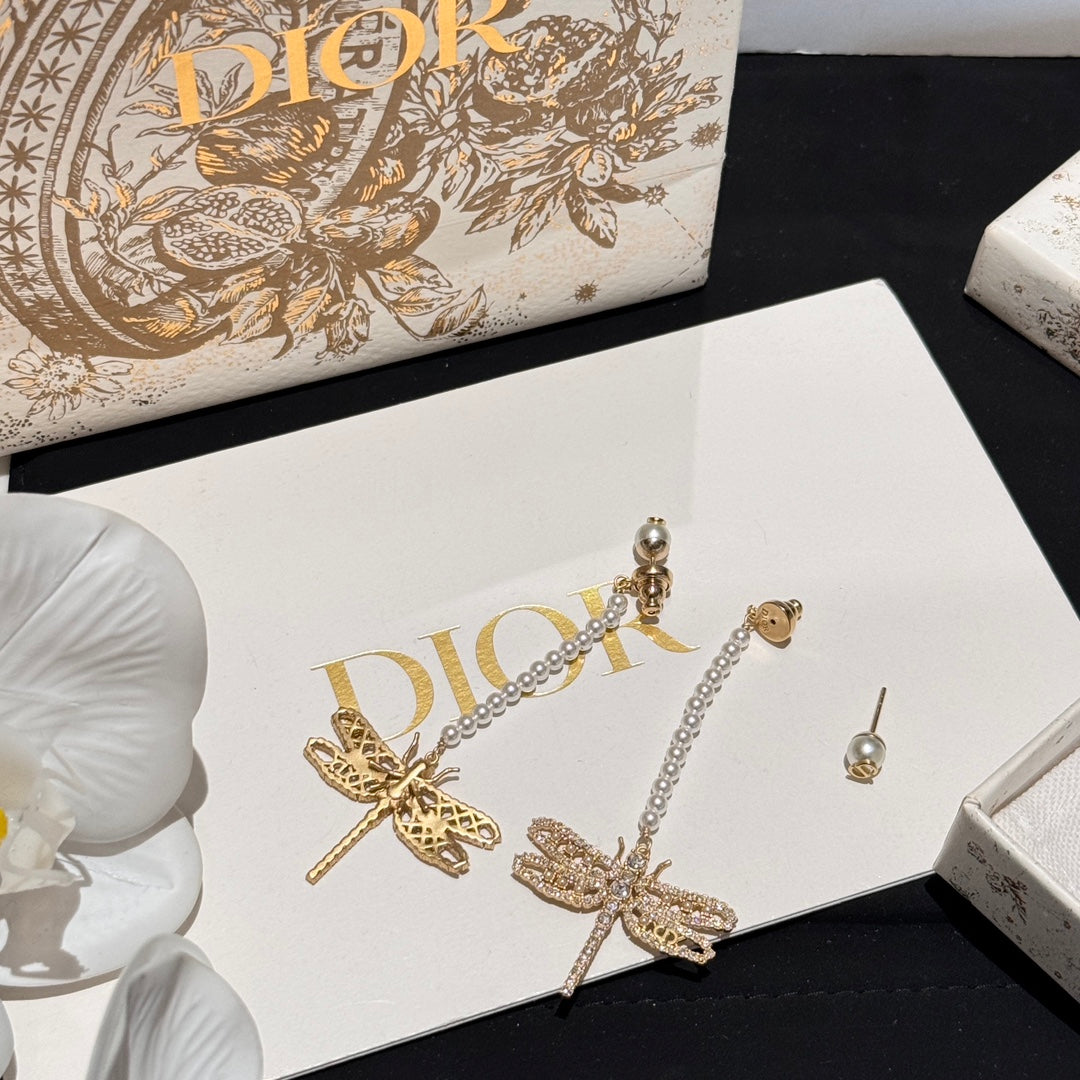 night herbarium pearl long tassel earrings ehc100