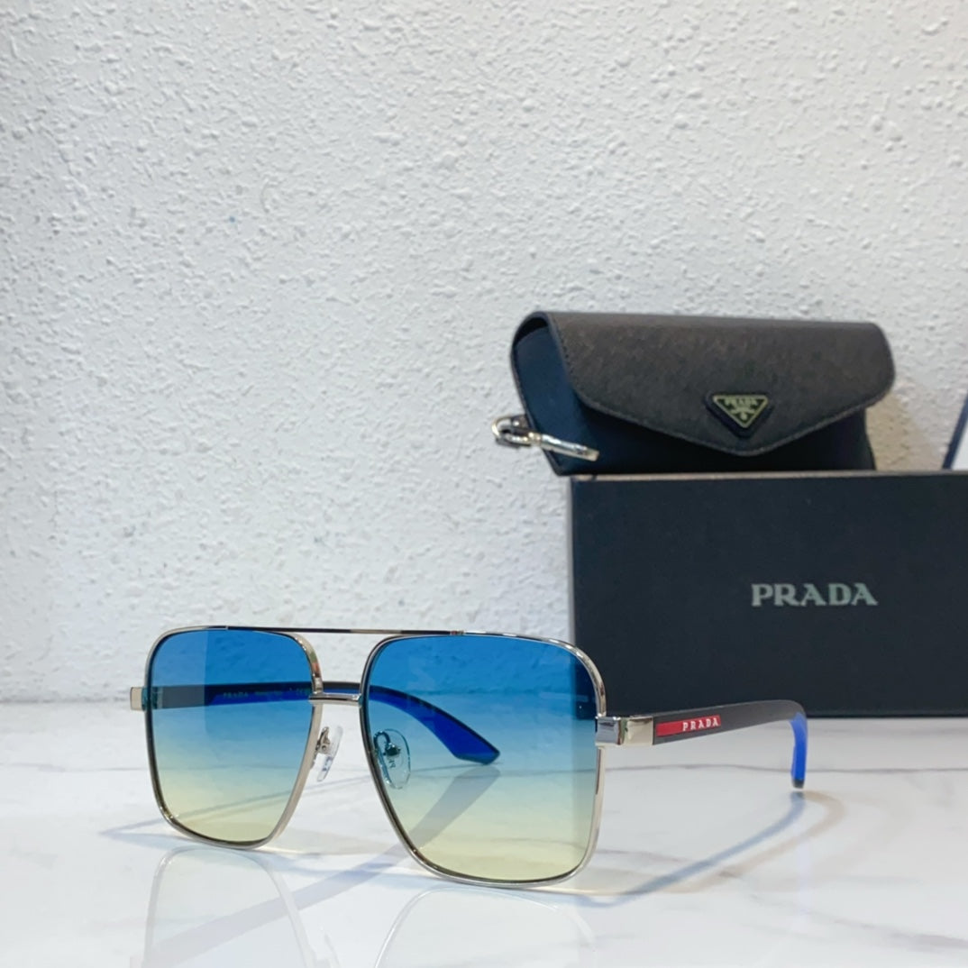 mens metal square sunglasses double beam sunshade womens sunglasses yjb86