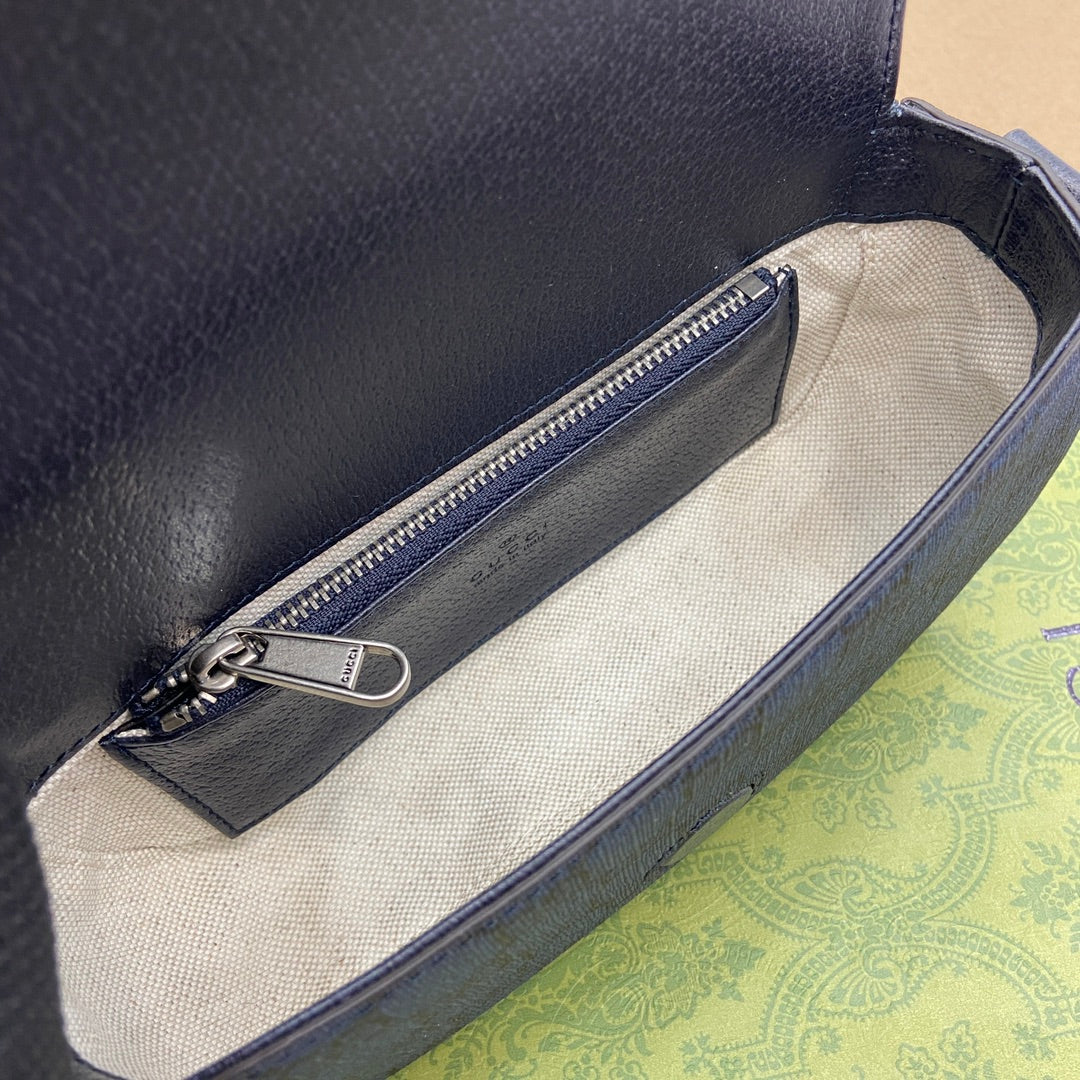 ophidia series blue tote crossbody mini shoulder backpack 795466