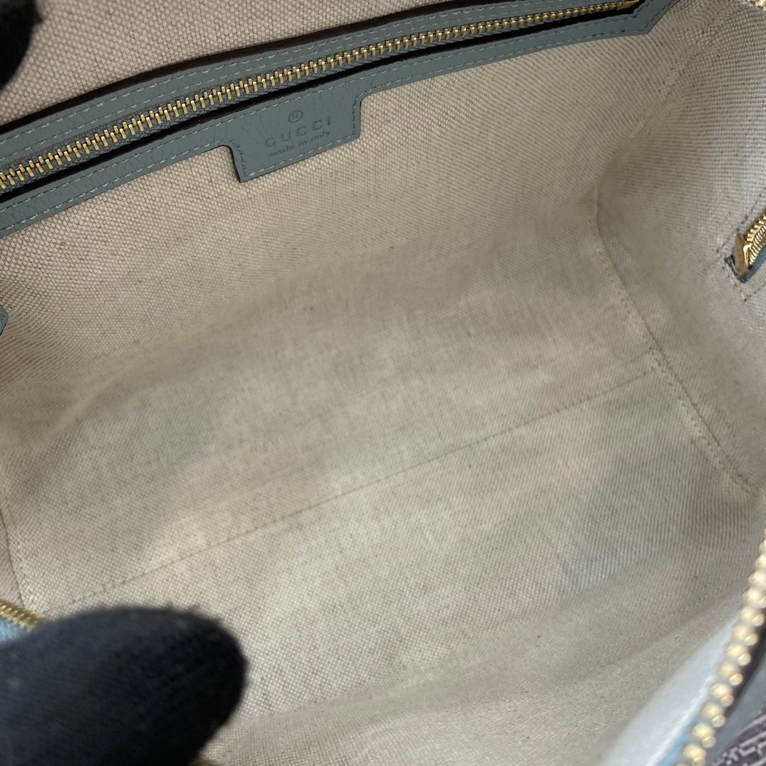 supreme grey blue crossbody bag with bill of lading shoulder bag 772061