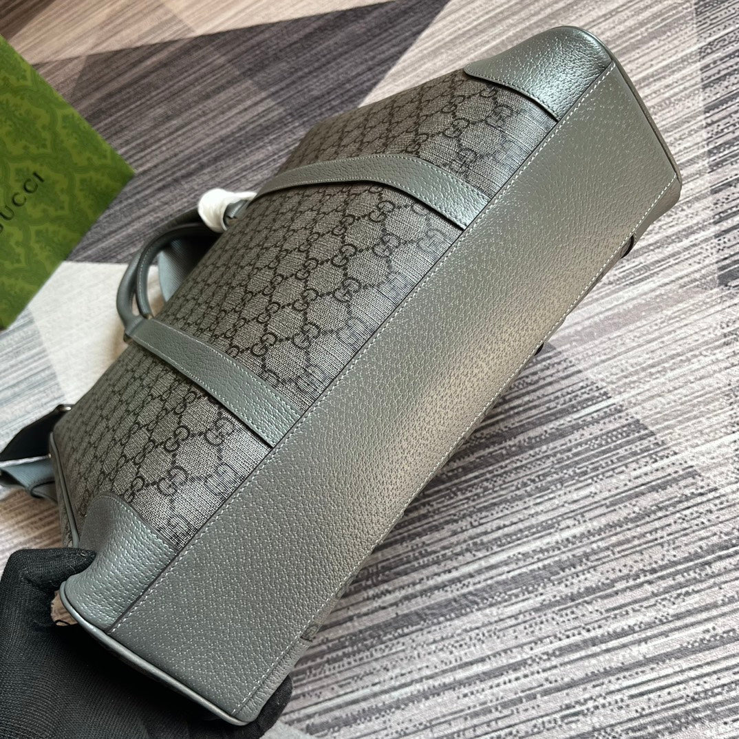 supreme tender canvas 36cm gray tote bag 763316