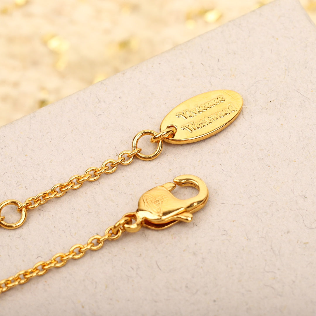 vivienne westwood dreamcatcher gold necklace xla126