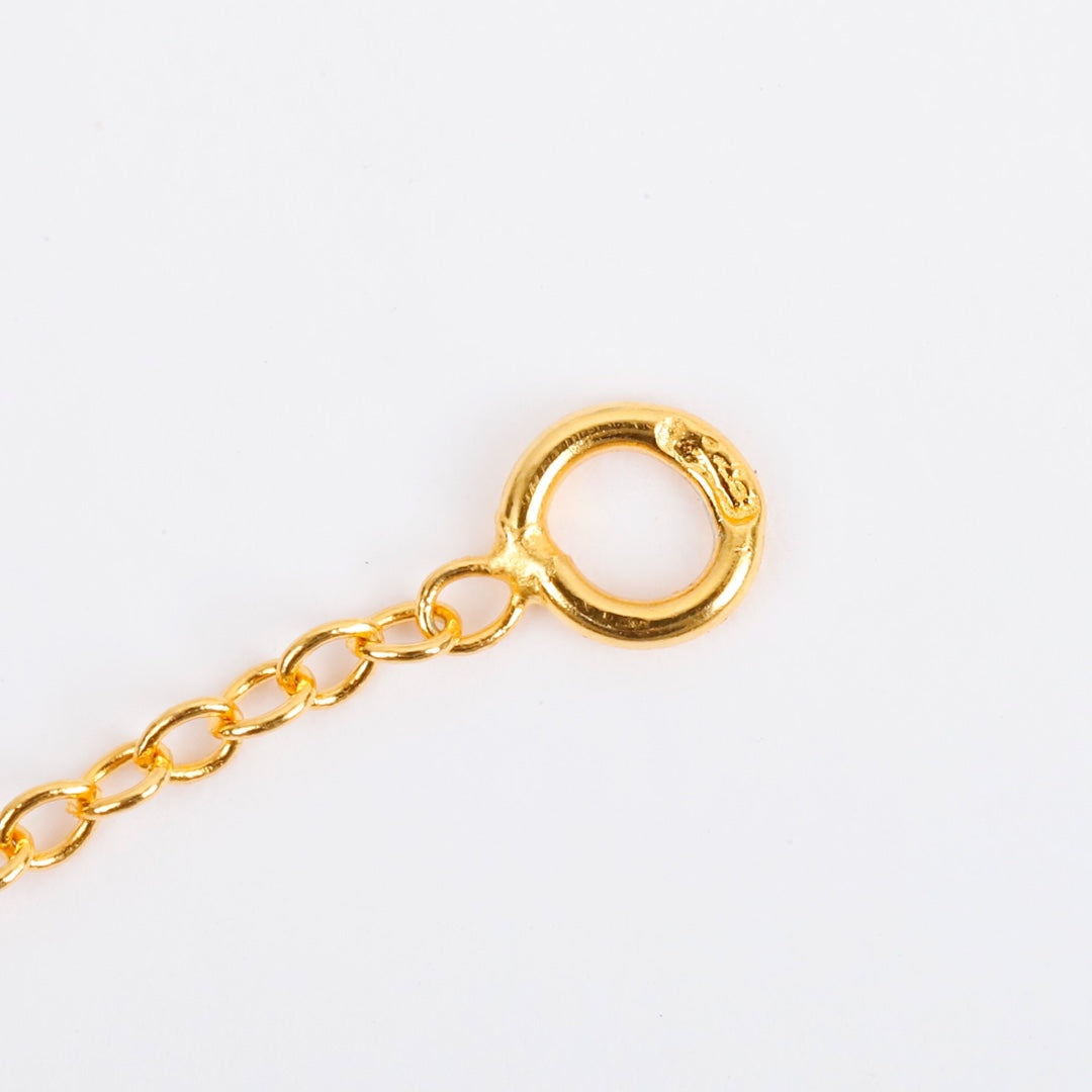 premium gold compass rose wheat ears surrounding necklace xla124 1