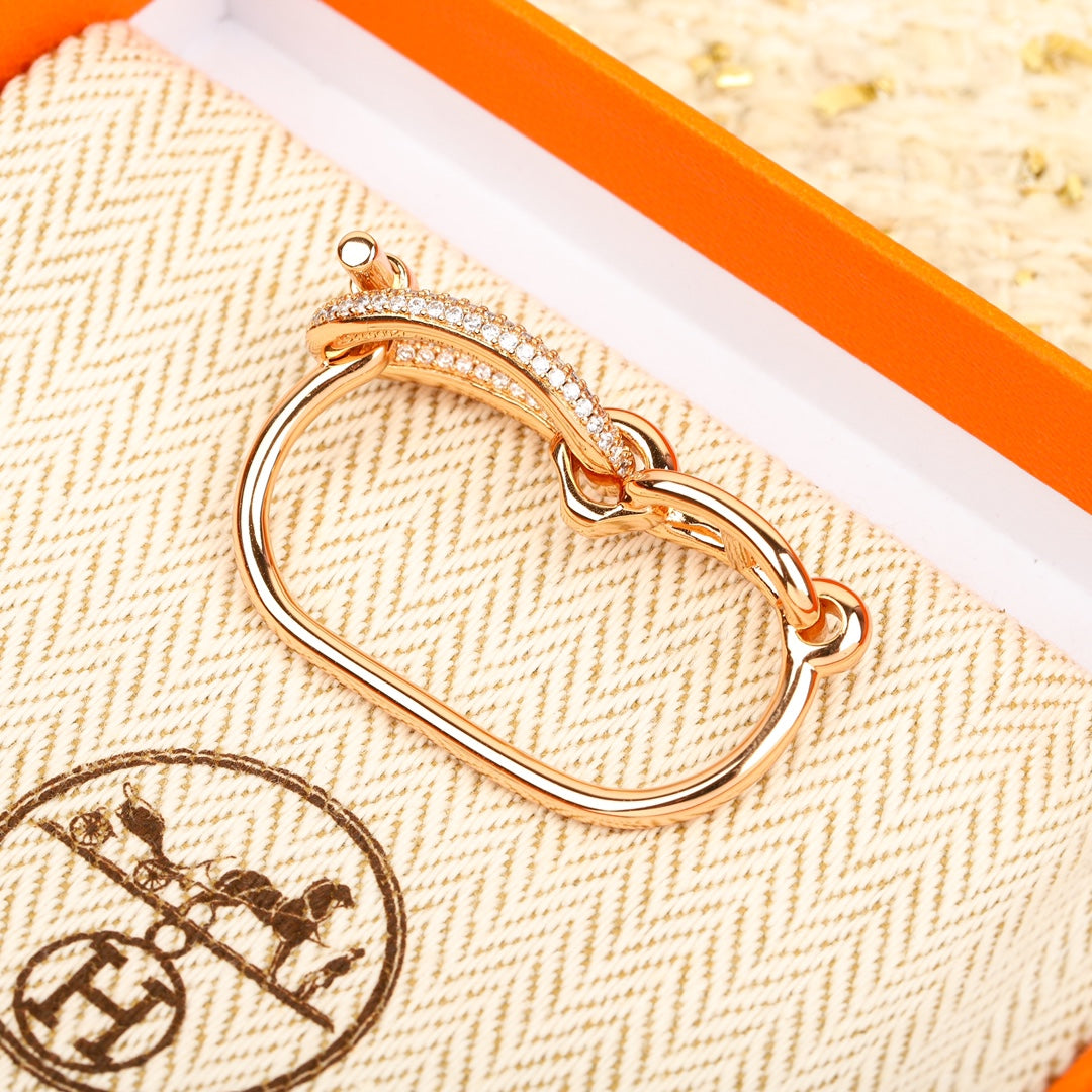 925 silver double ring thick gold pig nose rose gold ring jza52