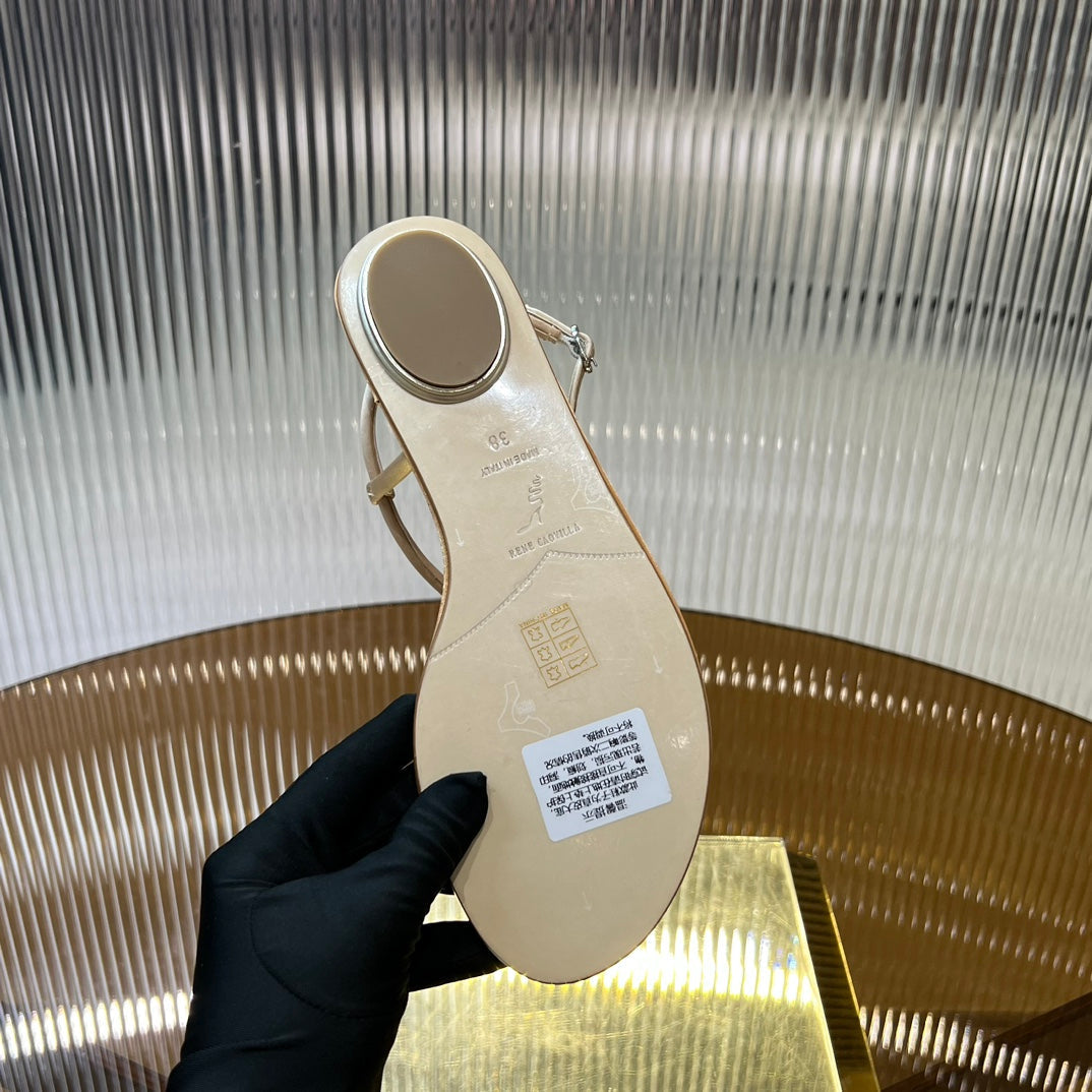 rc snake shaped flat bottomed white slippers xzh223