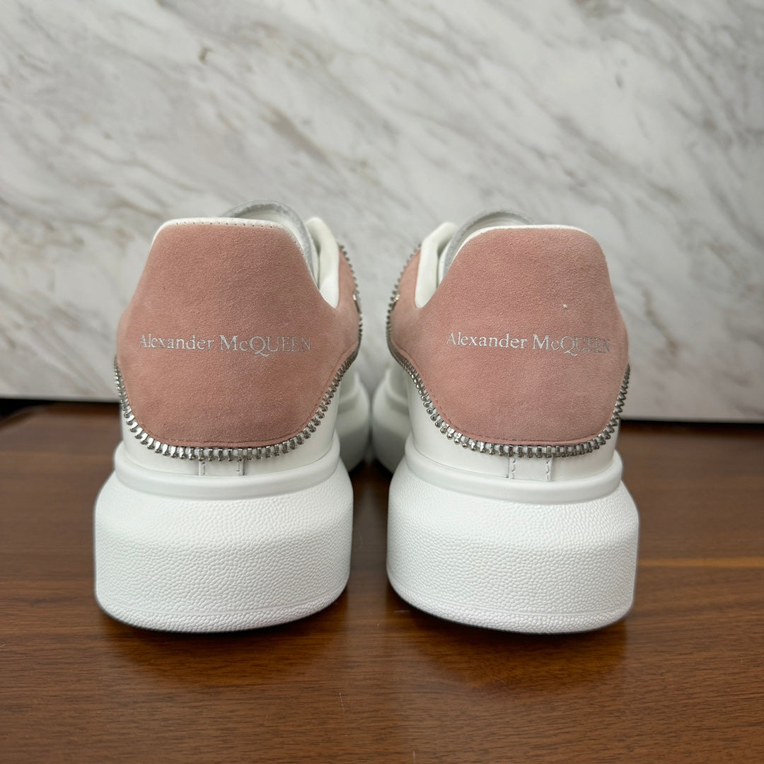 comfortable zipper cowhide white shoes womens board shoes sports shoes xh220 1