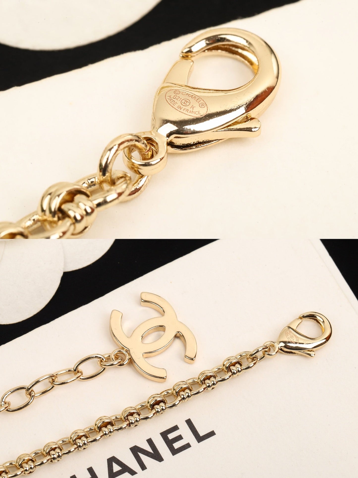 black and white glass sunflower diamond hanging double c silver waist chain yla03