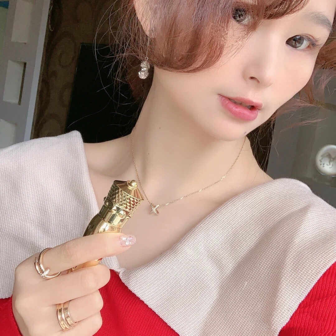 x cross chain rose gold necklace xla177