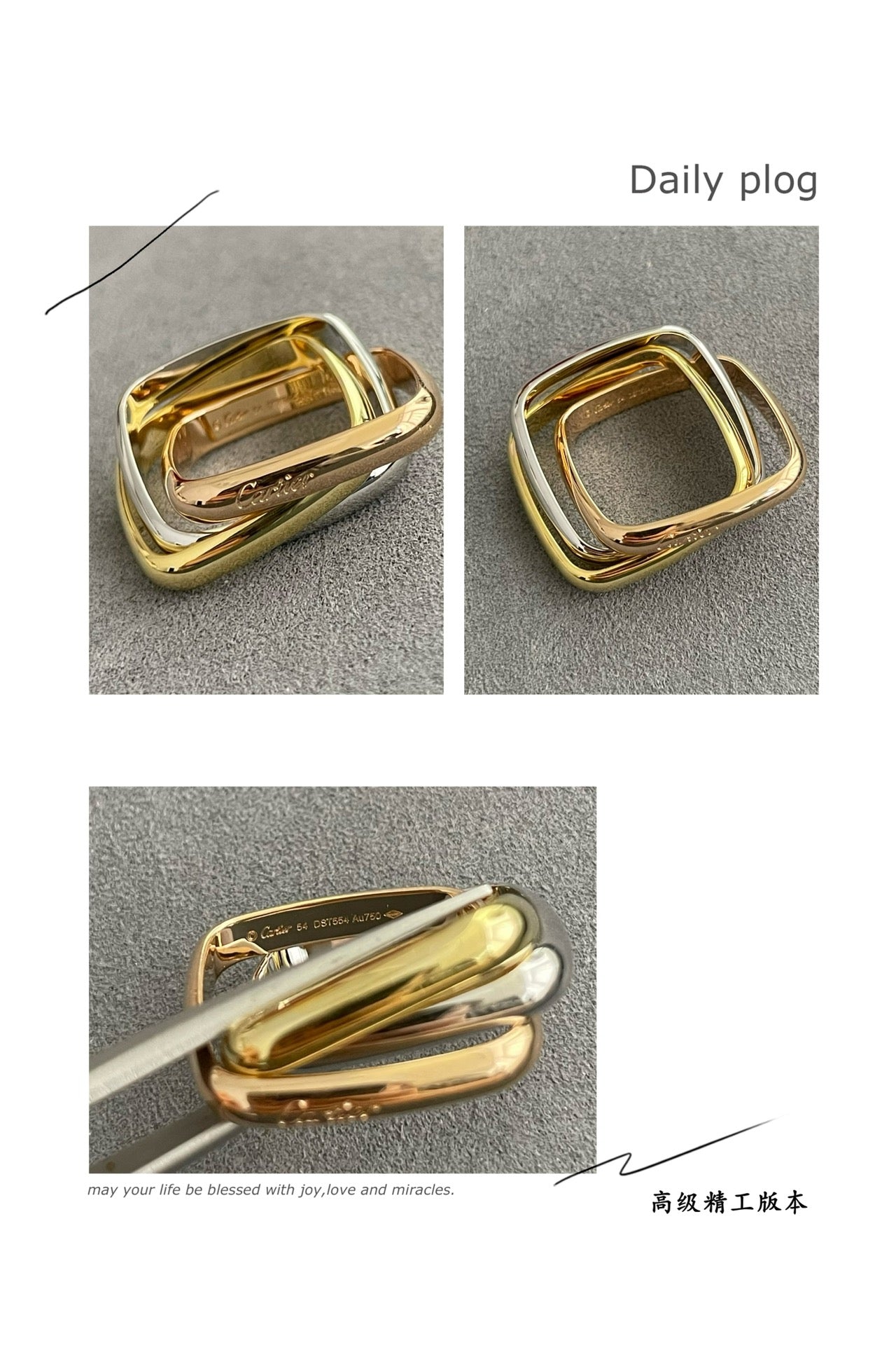 square three ring diamond free ring jza86