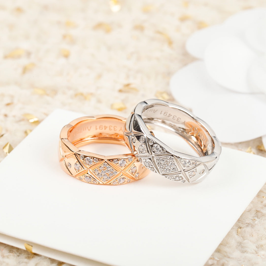 cha platinum diamond grid ring with diamond jza93