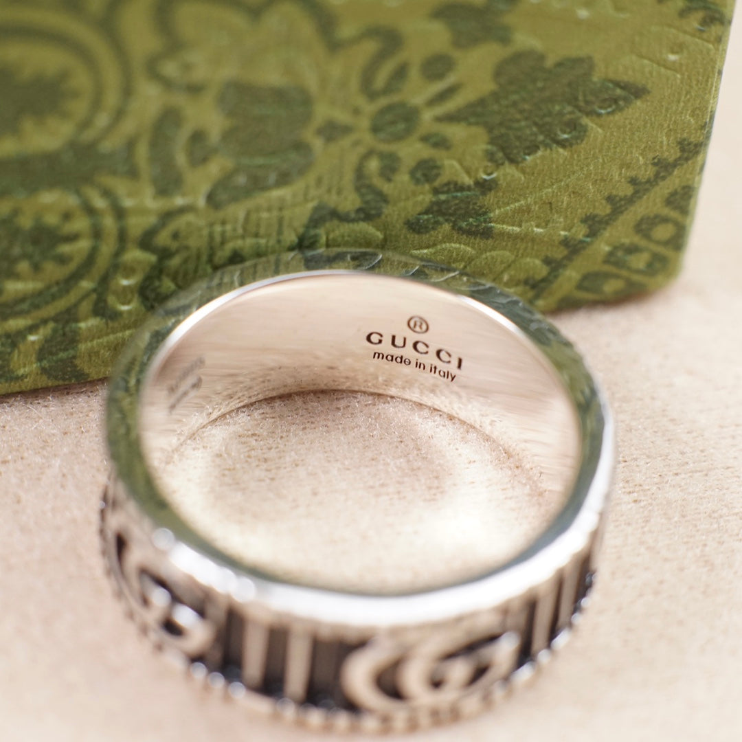 gg marmont series double g stripe ring jza118