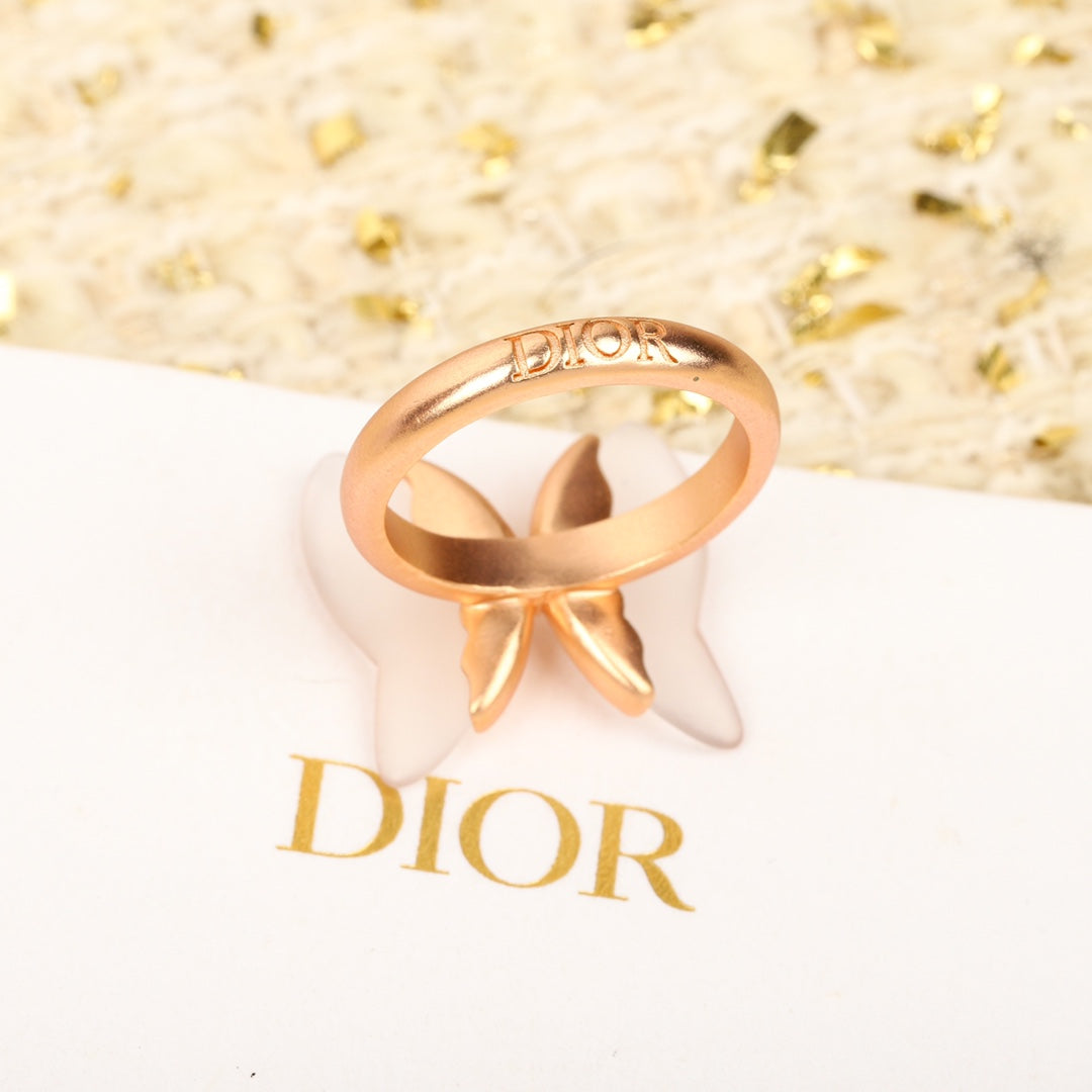 rose gold 24 latest butterfly ring jza109