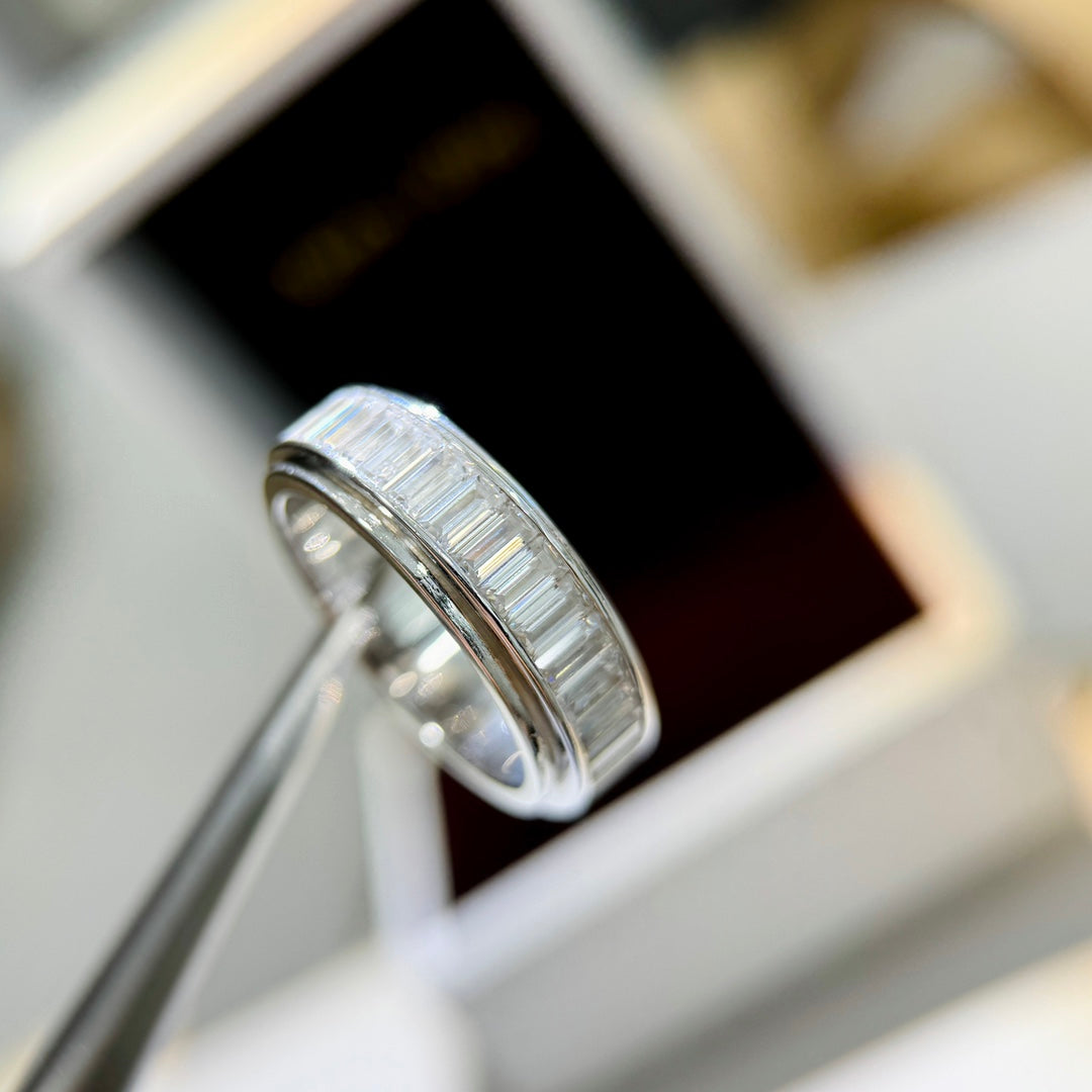 platinum ladder square diamond comes to operate ring jza104