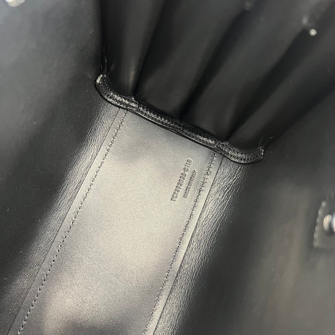 11cm organ bag lychee pattern single shoulder handbag 324823