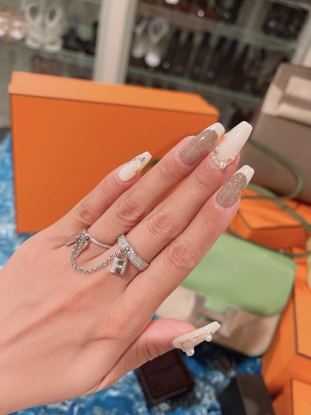 kelly clochette silver ring jza181