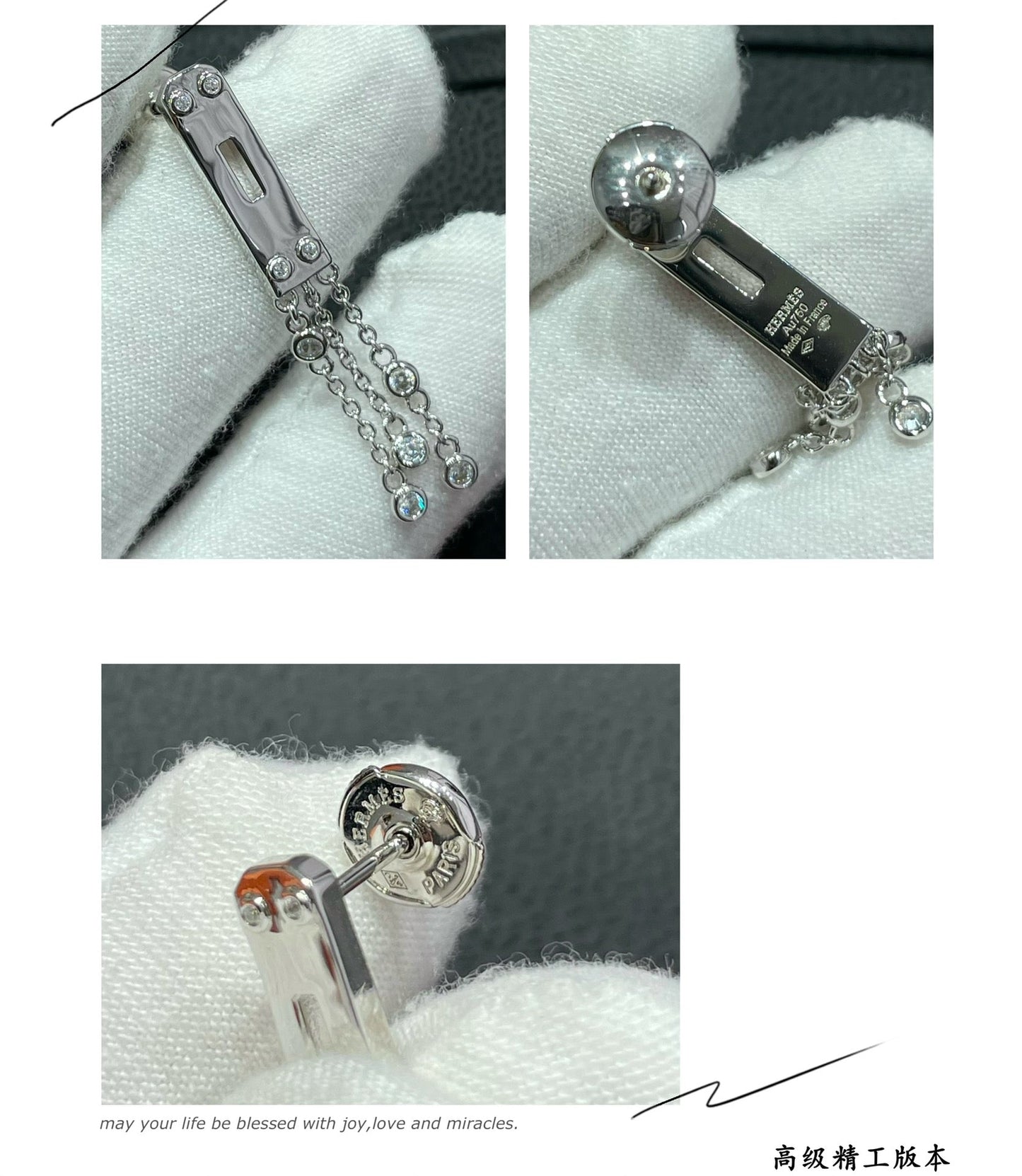 v gold kelly tassel gold and silver earrings eha387