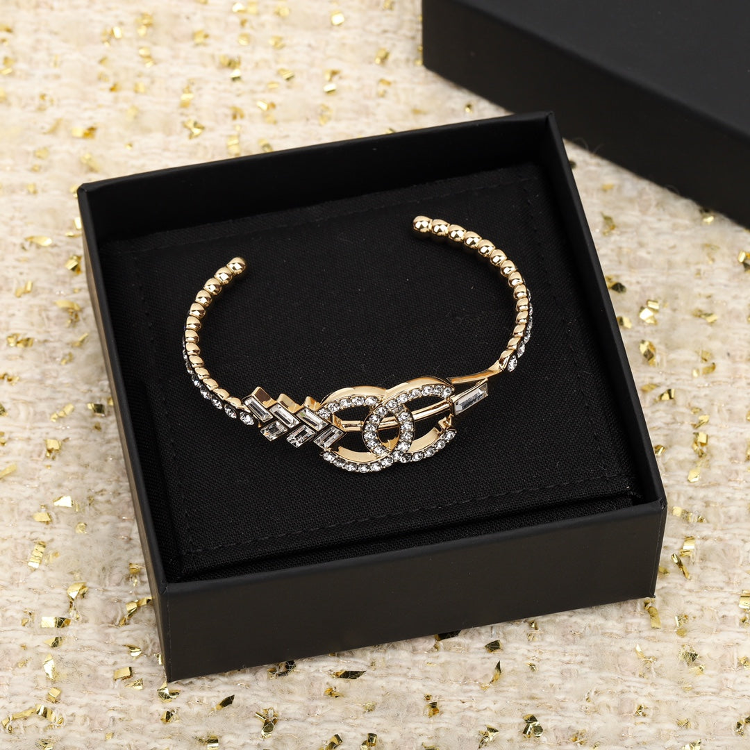 arrow double c silver bracelet sla157