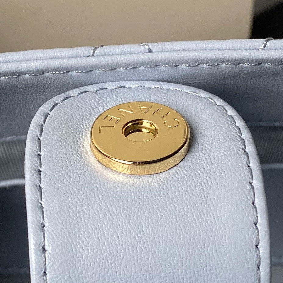 13cm enamel buckle hobo heart shaped blue shoulder bag as3787