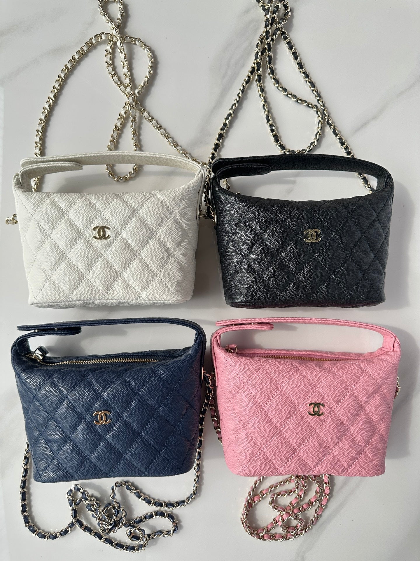 19cm white ball patterned cowhide hand held armpit bag as4386