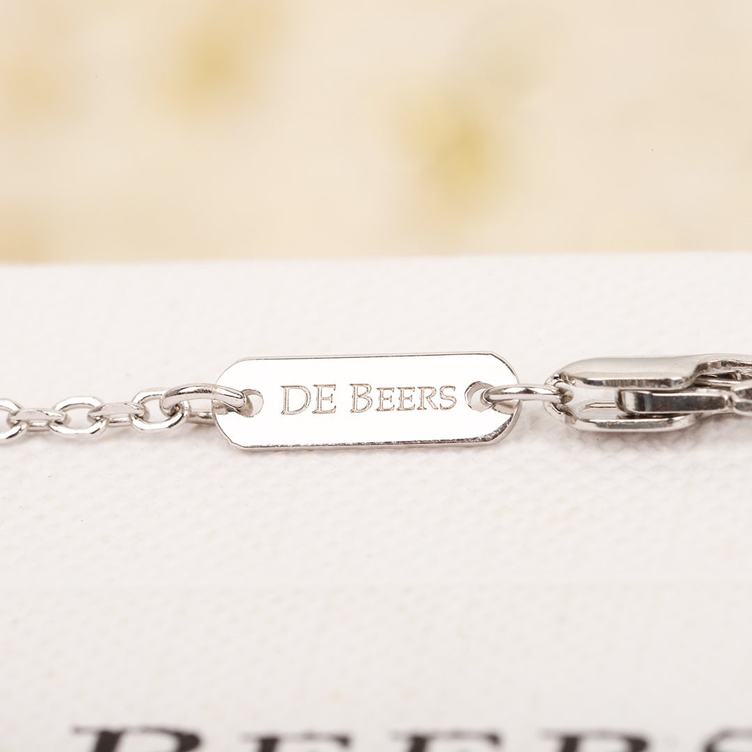 butterfly silver necklace xla446