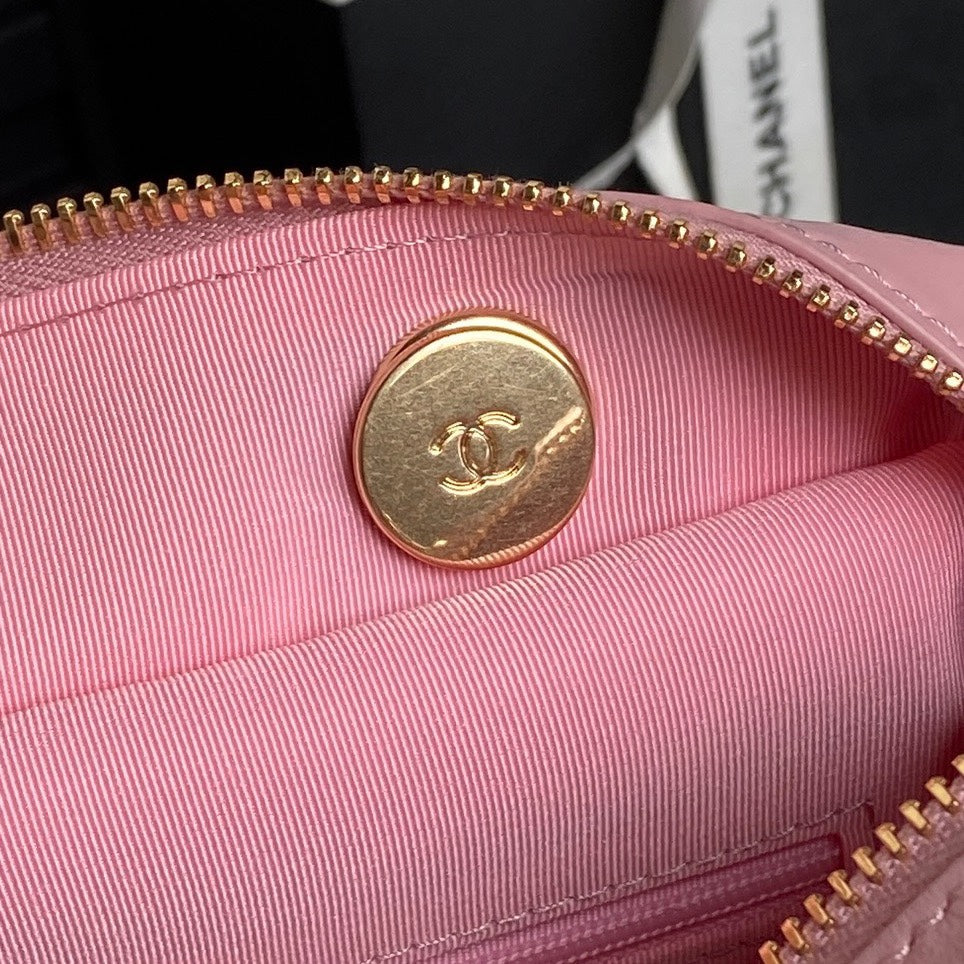 29cm pink 24a cowhide crossbody shoulder bag as4933