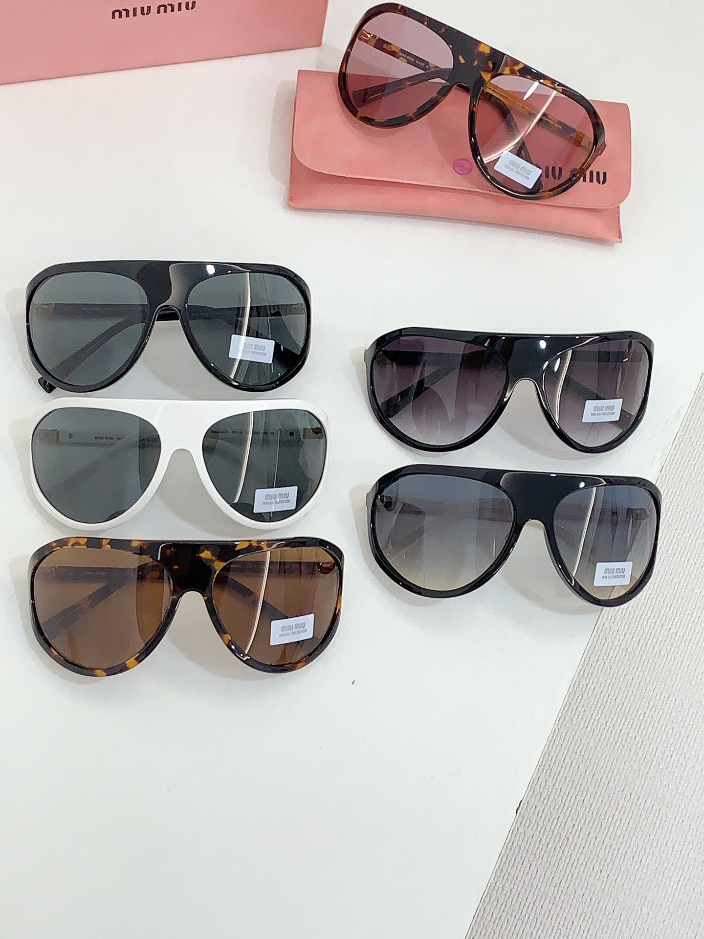 european and american ultra light face covering curved sunglasses yjb135