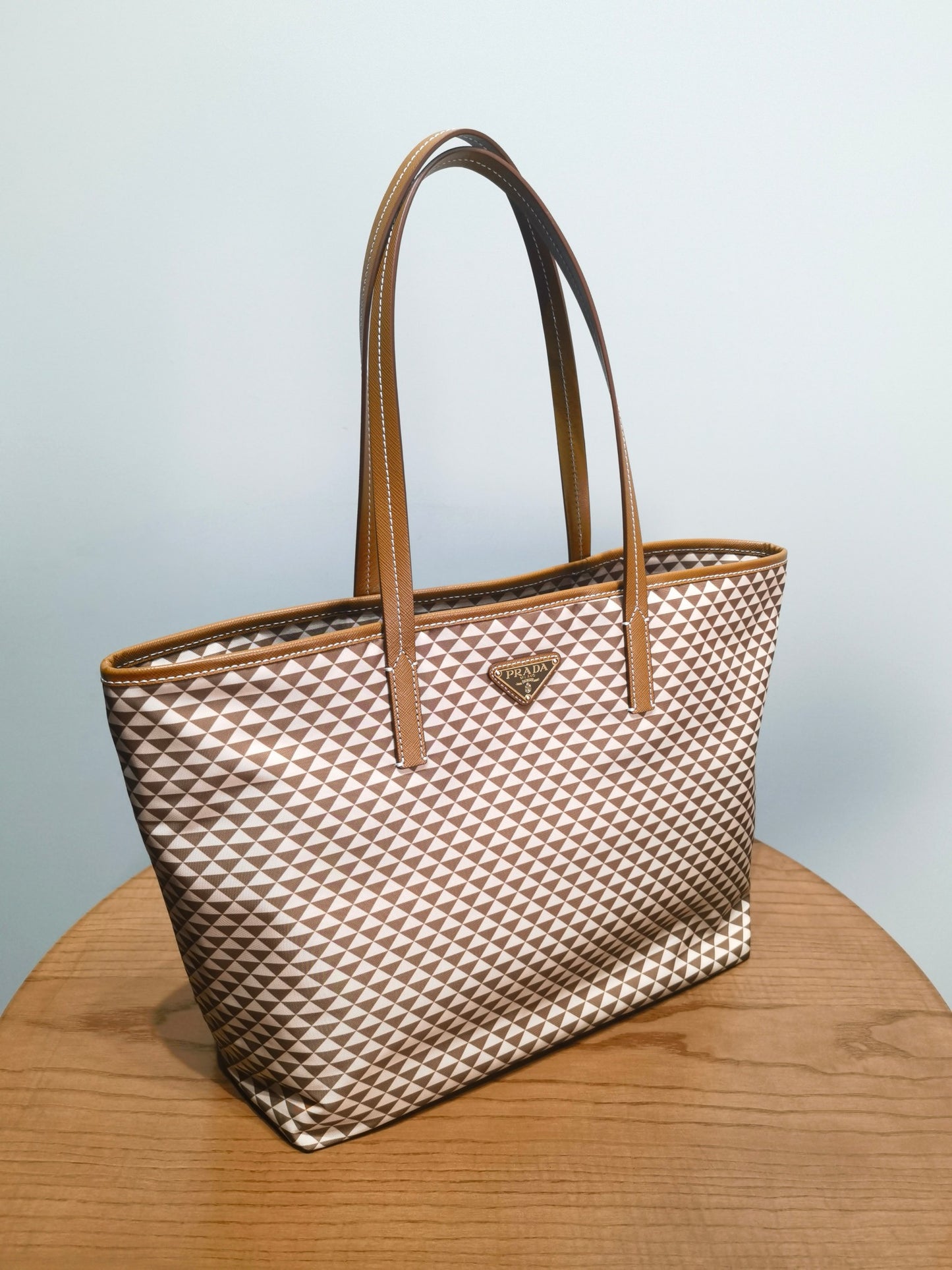 Prada Handbag 1BD552 Brown