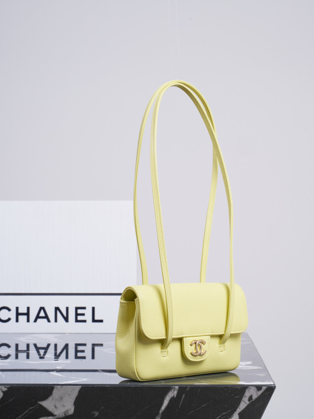 Chanel 26P Mini Preppy Coco Bag Yellow AP5068 - View 5