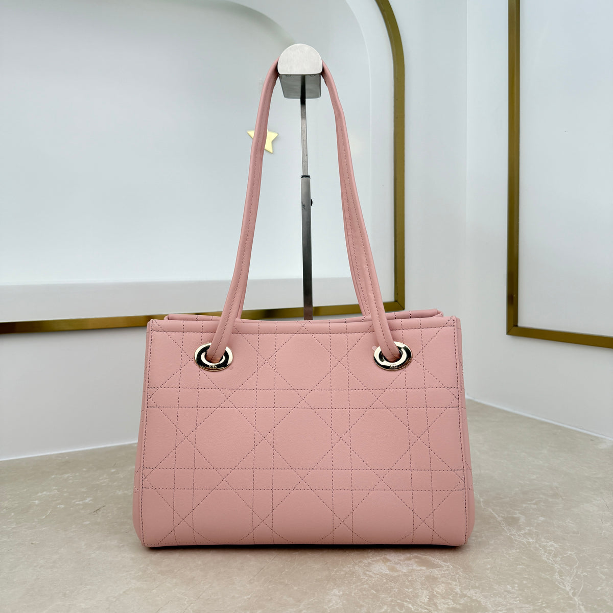 Dior Small Promenade Shopping Bag Pink M1410