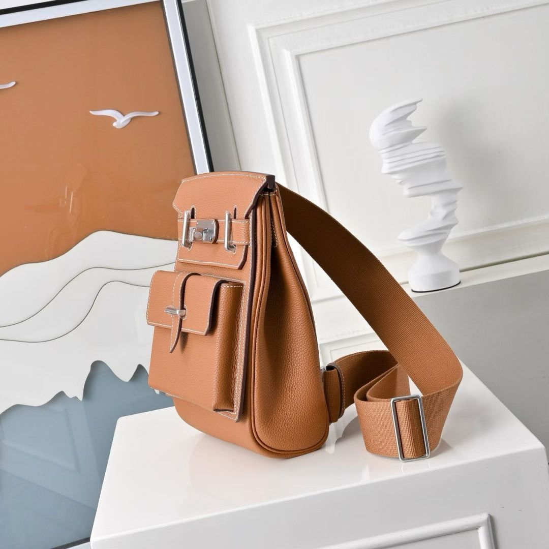 Hermes Hac a Dos PM Backpack Brown - View 5