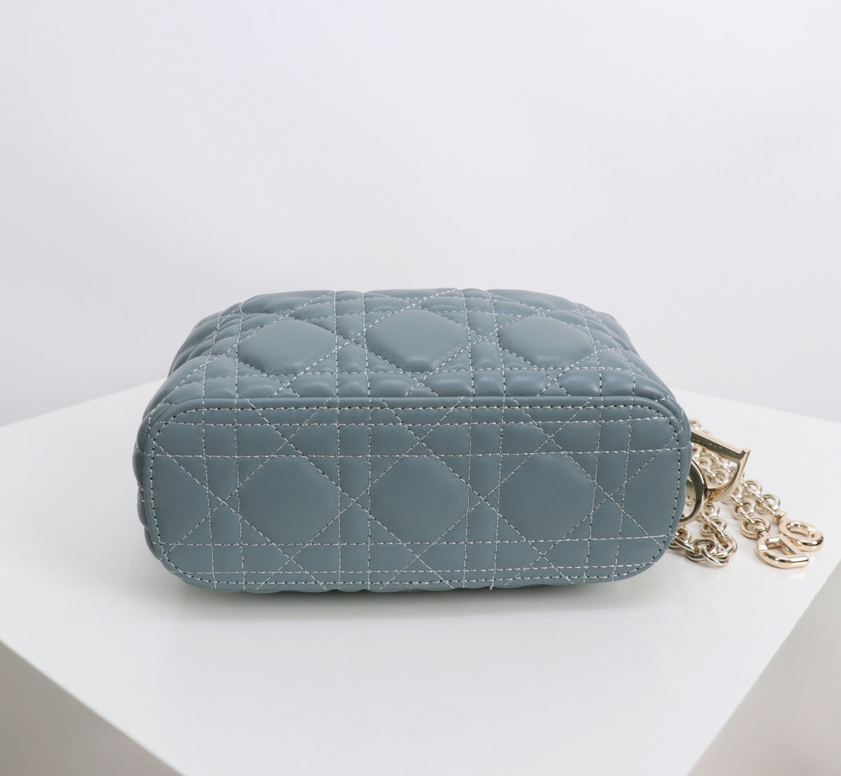 Dior Jonathan Anderson Mini Ice Blue Gold Hardware 1538S