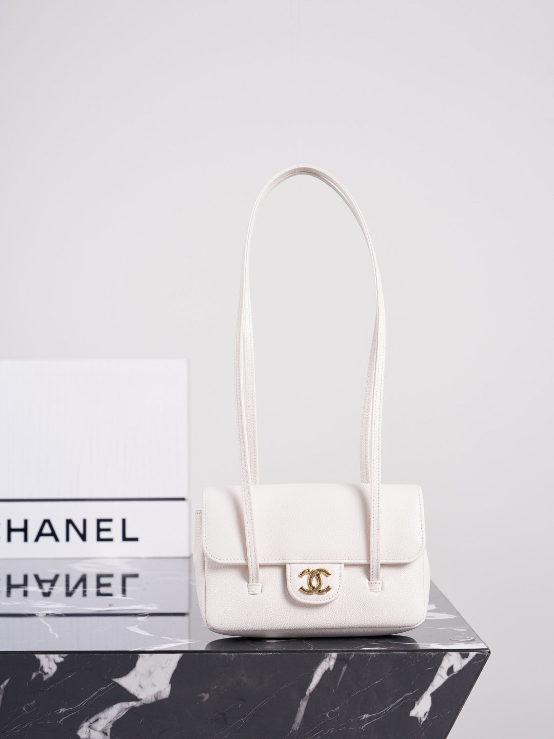 Chanel 26P Mini Preppy Coco Bag White AP5068 - View 1