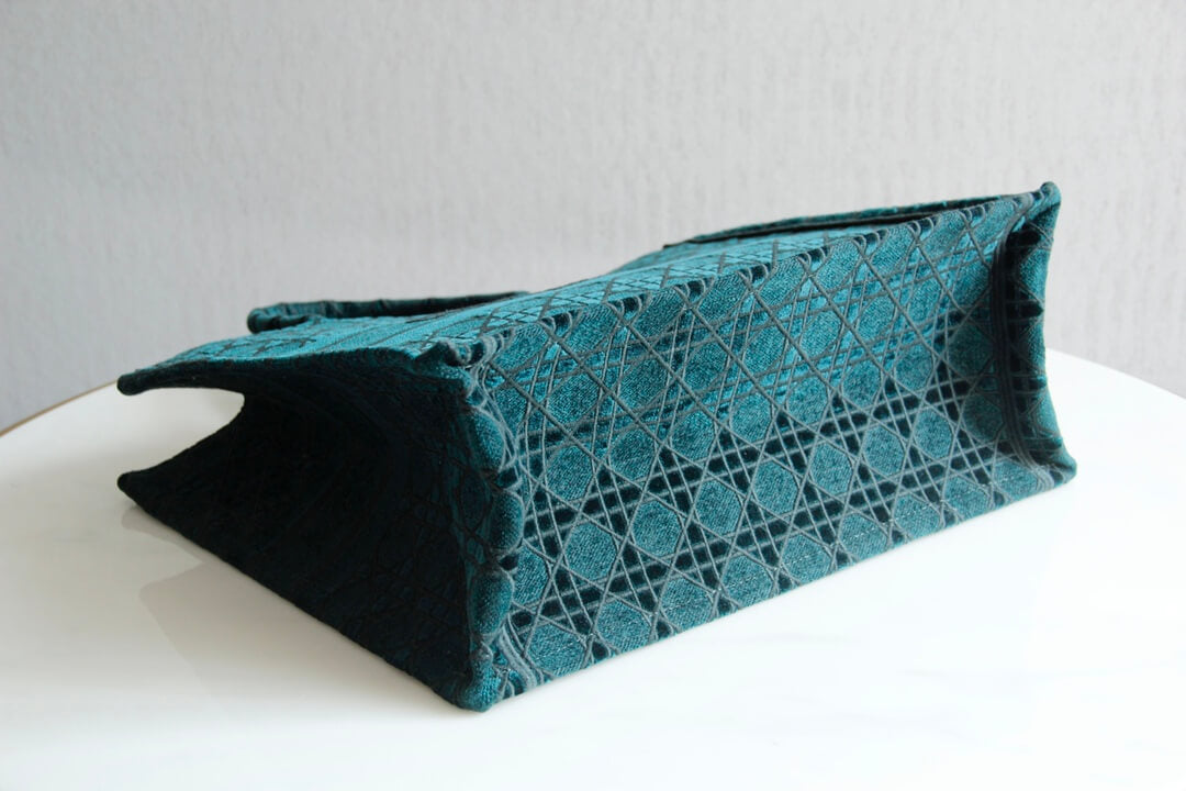 1286 book tote big size 41 5cm 36 5cm embroidery logo red handbag green 1