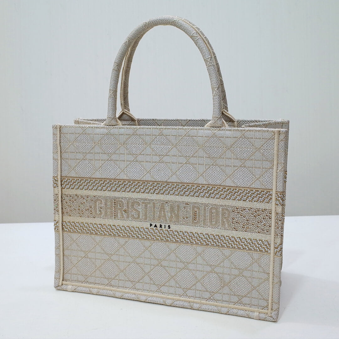 1286 book tote big size 41 5cm 36 5cm embroidery logo red handbag pearl white 1