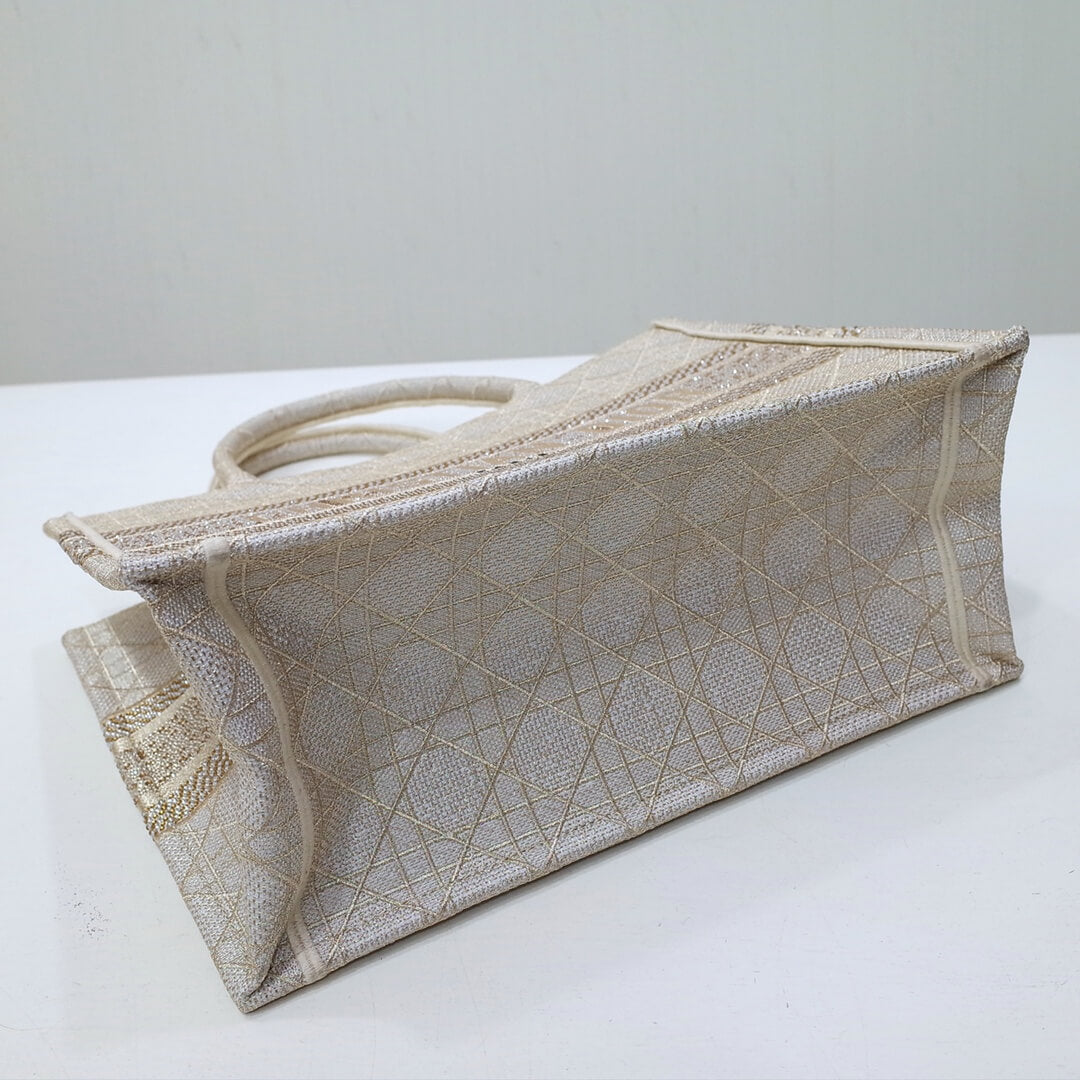 1286 book tote big size 41 5cm 36 5cm embroidery logo red handbag pearl white 1