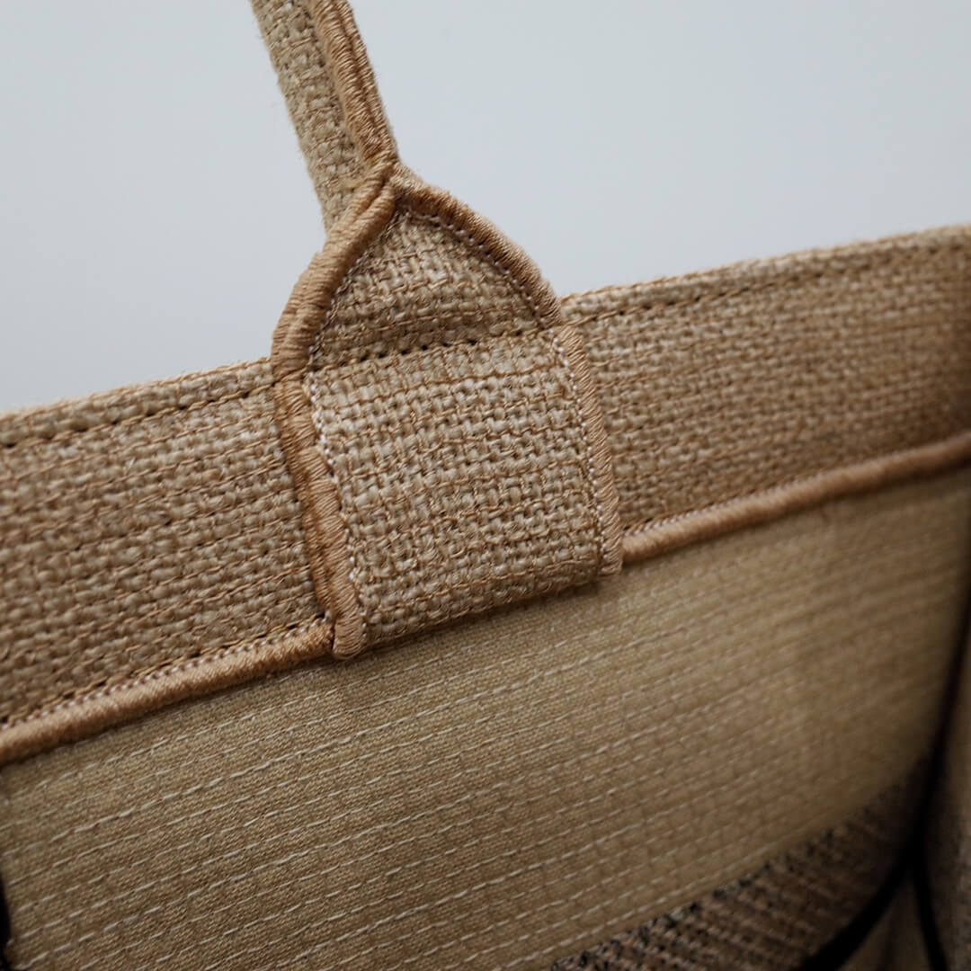 1286 book tote big size 41 5cm 36 5cm embroidery logo red handbag grey 3