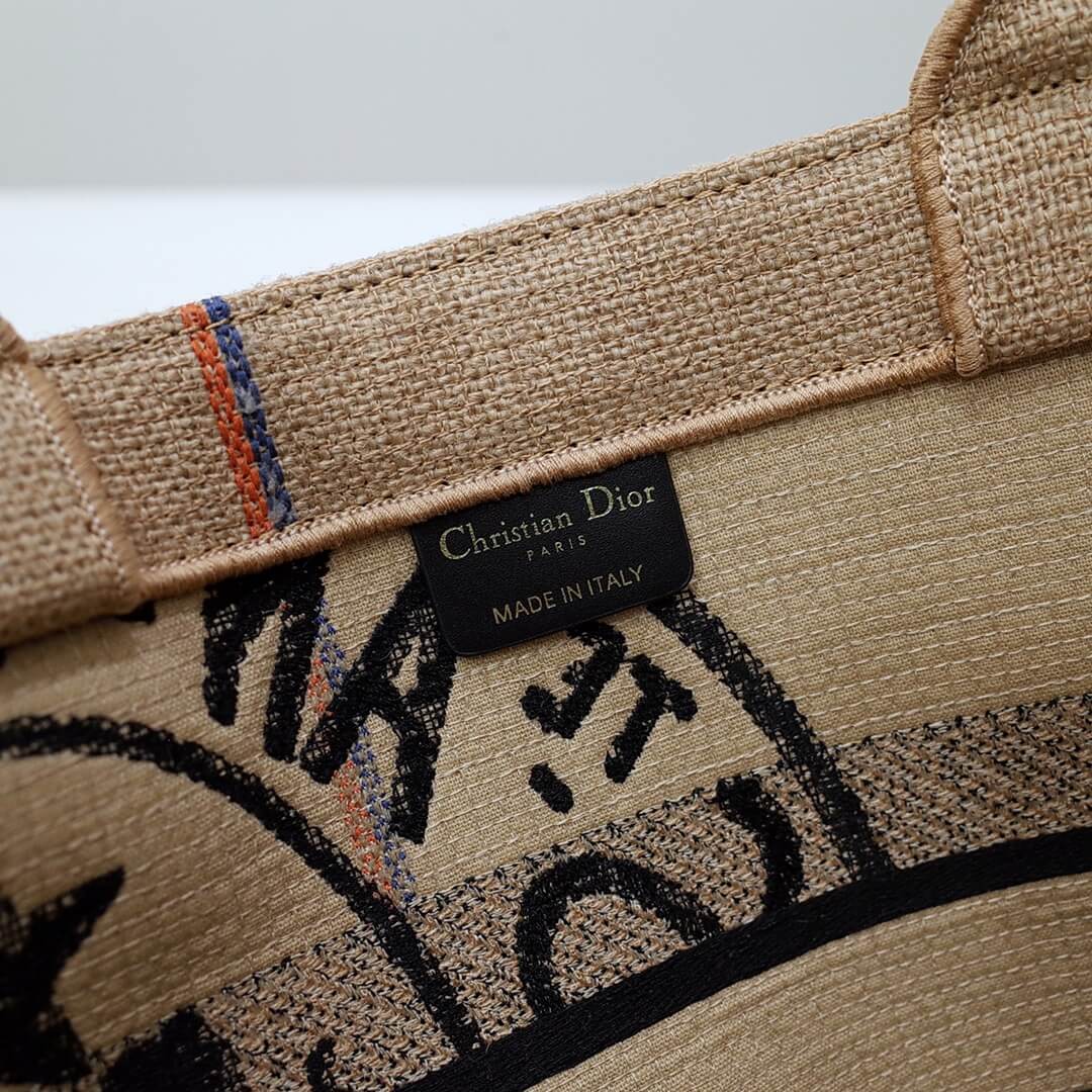 1286 book tote big size 41 5cm 36 5cm embroidery logo red handbag grey 3