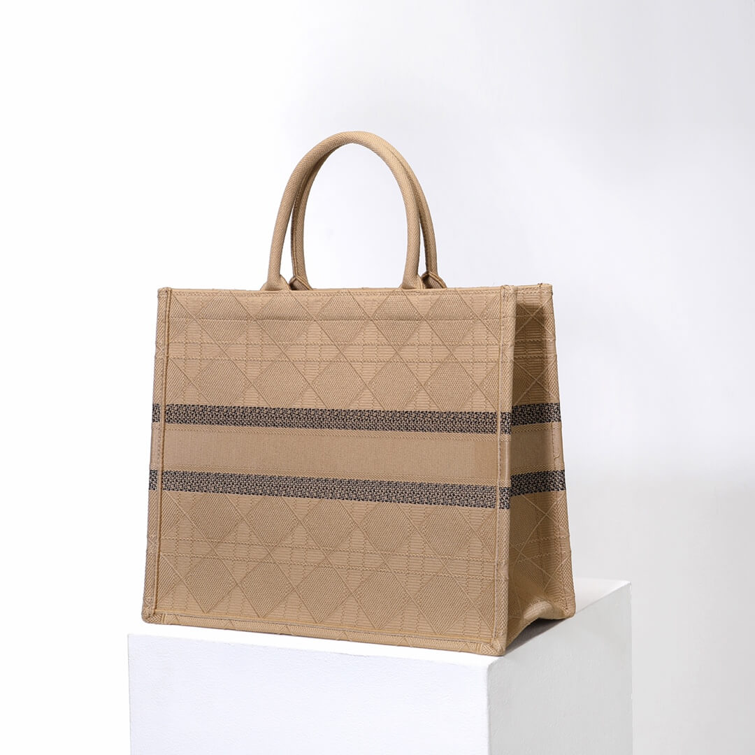 1286 book tote big size 41 5cm 36 5cm embroidery logo red handbag grey 4