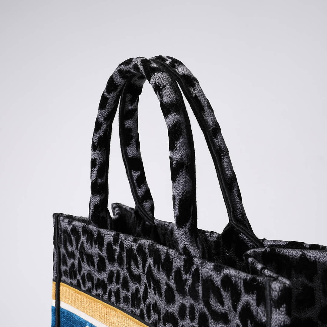 1286 book tote big size 41 5cm 36 5cm embroidery logo red handbag grey mizza