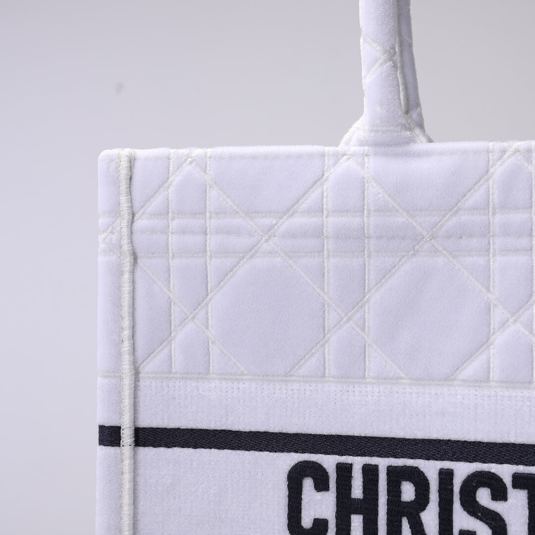 1286 book tote big size 41 5cm 36 5cm embroidery logo red handbag white