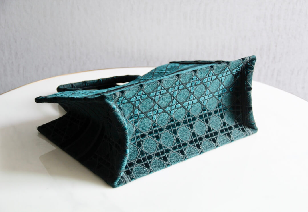 1286 book tote big size 41 5cm 36 5cm embroidery logo red handbag green 1